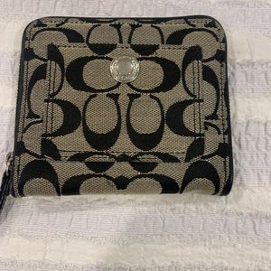 Coach zip wallet